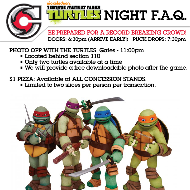 Cincinnati Cyclones unveil spectacular Teenage Mutant Ninja