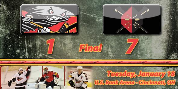 Nailers Blow Past Cyclones, 7-1