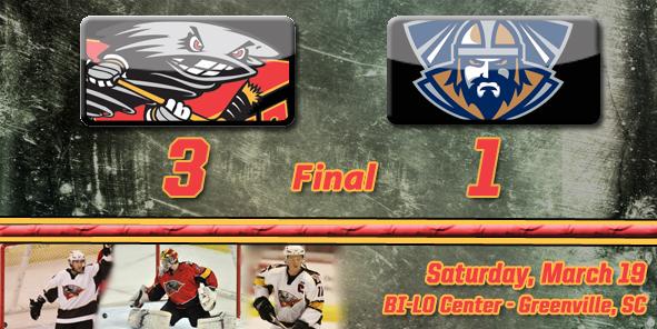 Cyclones Hang On to Win Thriller over Greenville, 3-1