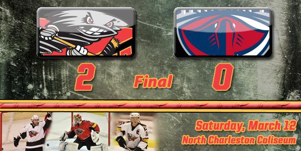 Brian Foster, Cyclones Shutout Stingrays 2-0