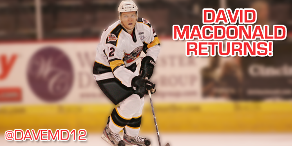 David MacDonald Returning to Cyclones in 2013-14