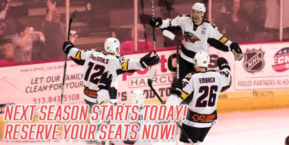 Next Season Starts Today!  Reserve your seats for 2013-14 NOW!