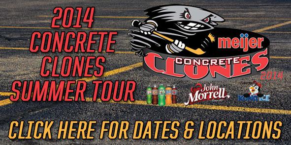 Cyclones Announce Meijer Concrete Clones Summer Tour