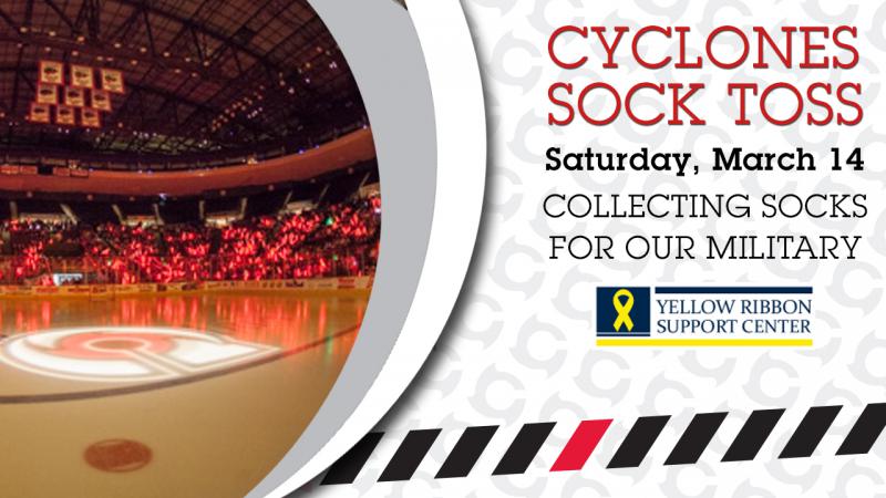 Cyclones Announce Inaugural Sock Toss