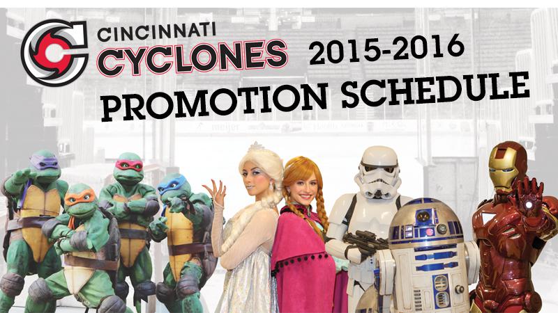 Cyclones Announce 2015-16 Promotional Schedule