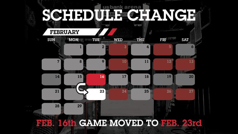 Reminder: Cyclones Game Rescheduled