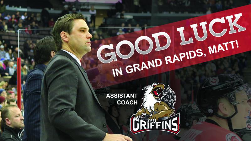 MACDONALD NAMED ASSISTANT COACH IN GRAND RAPIDS