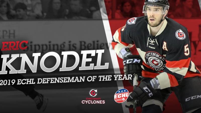 KNODEL NAMED CCM ECHL DEFENSEMAN OF THE YEAR