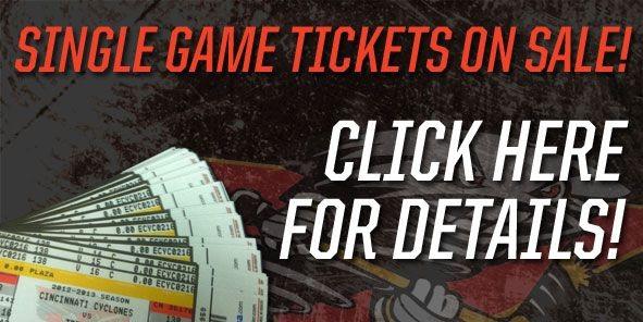 Cyclones Single Game Tickets ON SALE NOW!!