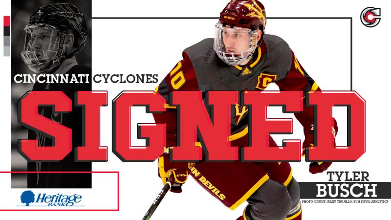 Cyclones Sign Rookie Tyler Busch