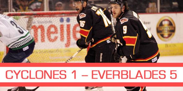 Everblades Clinch Playoff Spot with 5-1 Victory Over Cyclones