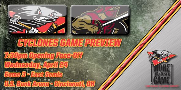Cyclones Game Preview - Cincinnati vs. Gwinnett