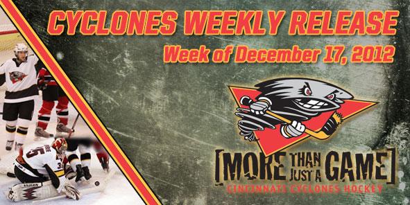 Cyclones Weekly Release - December 17-23