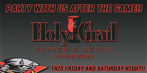 Party with us at the Holy Grail on the Banks This Friday and Saturday!!