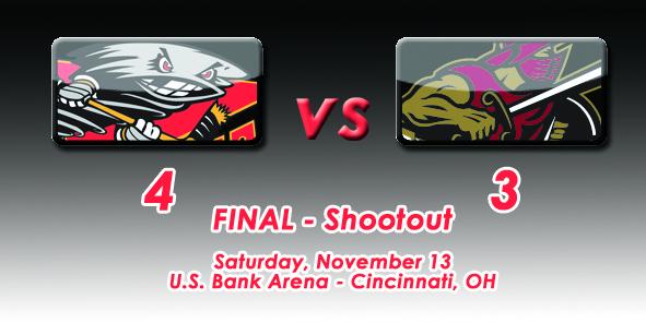 Cyclones Slay Gladiators in Shootout, 4-3