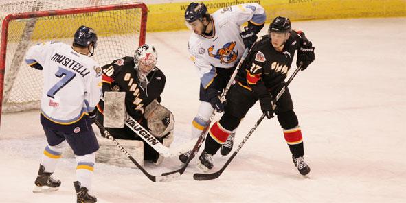 Cyclones Drown Walleye in 3-0 Shutout