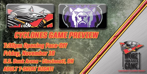 Cyclones Game Preview - Cincinnati vs. Reading