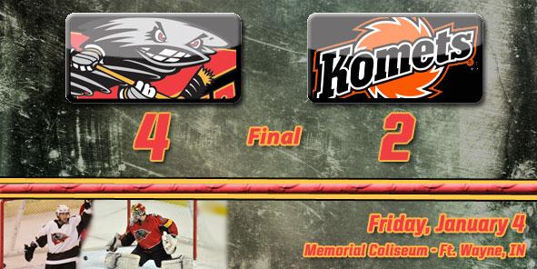 Cyclones Soar Past Komets, 4-2