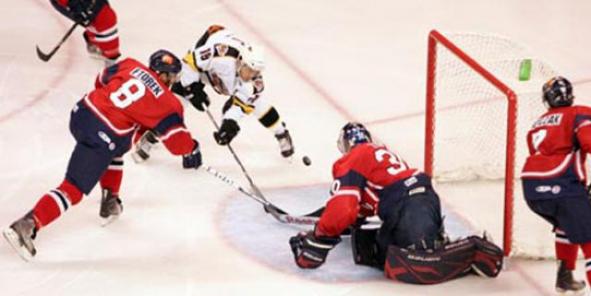 Cyclones Prevail in Wild 3-2 OT Win Over Kalamazoo