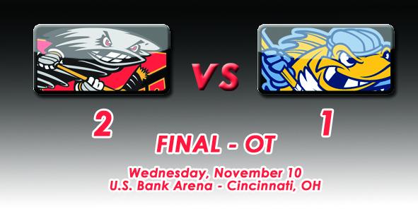 Cyclones Drown Walleye in OT, 2-1