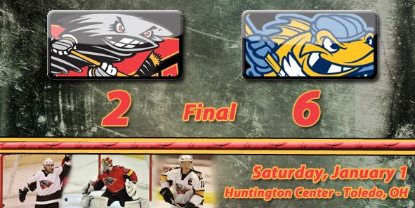 Walleye Spoil Cyclones New Years Day, 6-2
