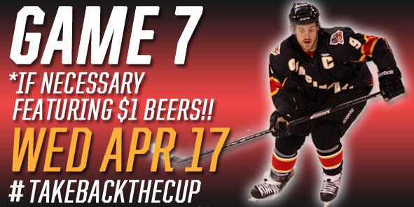 Game 7 (If Necessary) Wednesday April 17