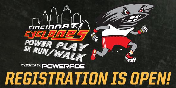 Registration Open: Cyclones Power Play 5K Run/Walk Presented by Powerade!