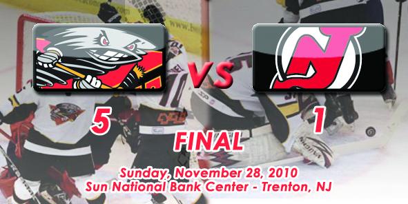 Cyclones Burn Devils, 5-1